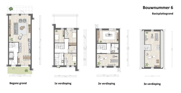 Floorplan - Vossenburglaan, 9613 CG Meerstad